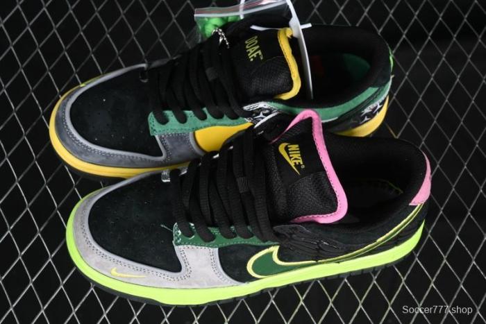 Nike Dunk Low  What The Ducks  Oregon Ducks Football Team Low-Top Casual Sneakers - HV1454-001