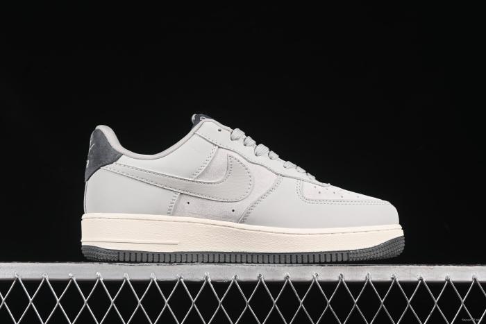 Nike Air Force 1 '07 Low Dior Collaboration Classic Gray Low-Top Casual Sneakers - DF0188-041
