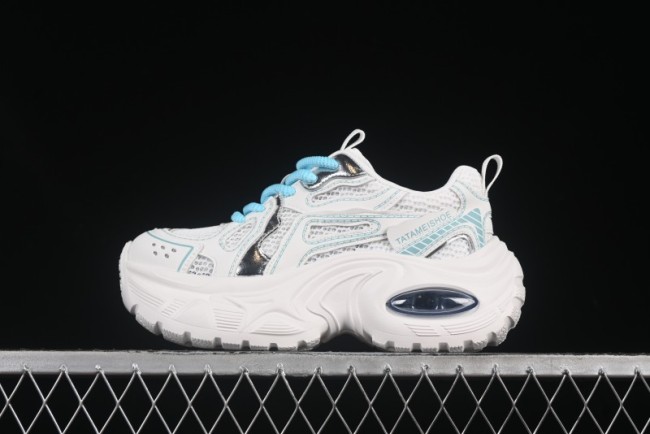 GG-CC Casual Fashion Sporty Chunky Platform Sneakers Series 879 Blue