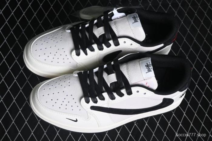 Nike Travis Scott x Fragment Design x Air Jordan 1 Low OG SP Casual Sneakers - XZ6868-002