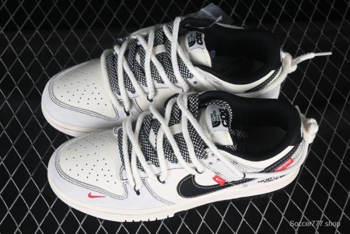 Nike SB Dunk Low The North Face x Supreme Triple Collaboration Strap Pig VIII Black Hook Anniversary High-End Custom Low-Top Casual Skate Shoes - YC5066-231