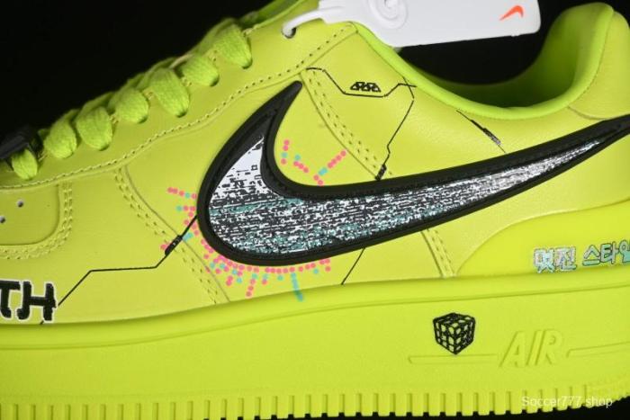 Nike Air Force 1 Low '07  Punk Future  Cyberpunk Style Casual Sneakers - DV3464-010