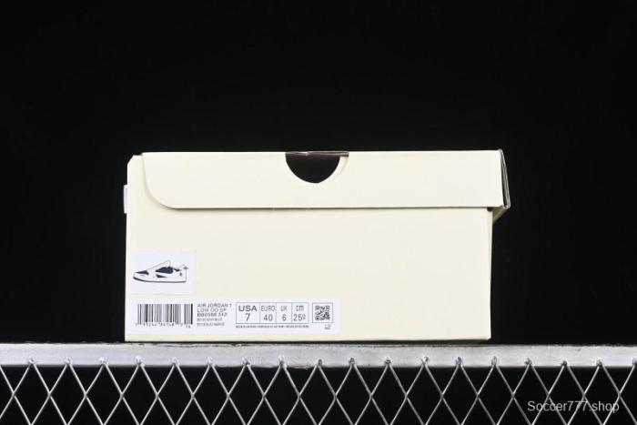 Nike Travis Scott x Fragment Design x Air Jordan 1 Low OG SP AJ1 Burberry Collaboration - BB6588-312