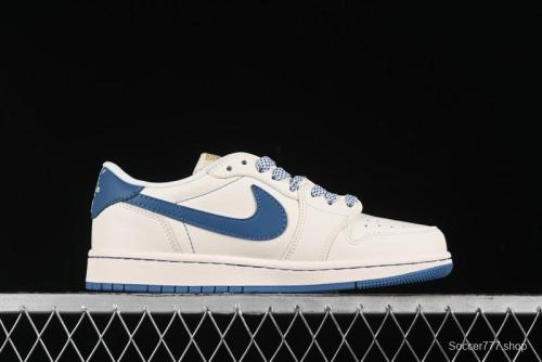 Nike Travis Scott x Fragment Design x Air Jordan 1 Low OG SP AJ1 Retro Casual Sneakers - CF3688-025