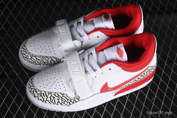 Nike Air Jordan Legacy 312 Low Sneakers with Velcro Strap and Triple Design - FQ7827-106