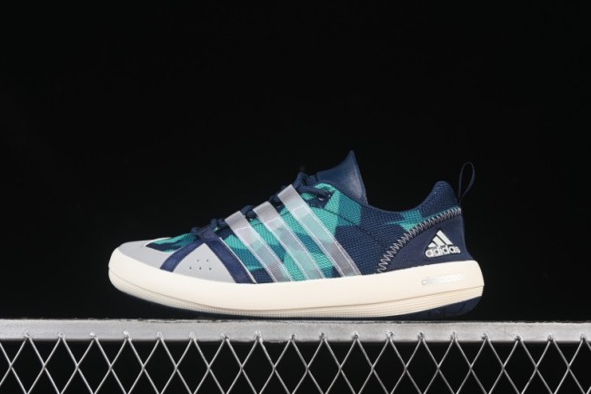 Adidas Climacool Boat Lace Graphic Breathable Cushion Casual Shoes - BA8396