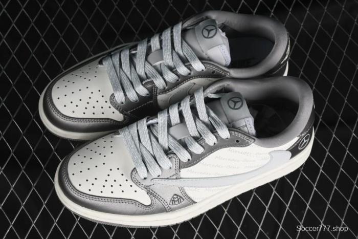 Nike Travis Scott x Fragment Design x Air Jordan 1 Low OG SP AJ1 Culture Casual Sneakers - AG3702-802