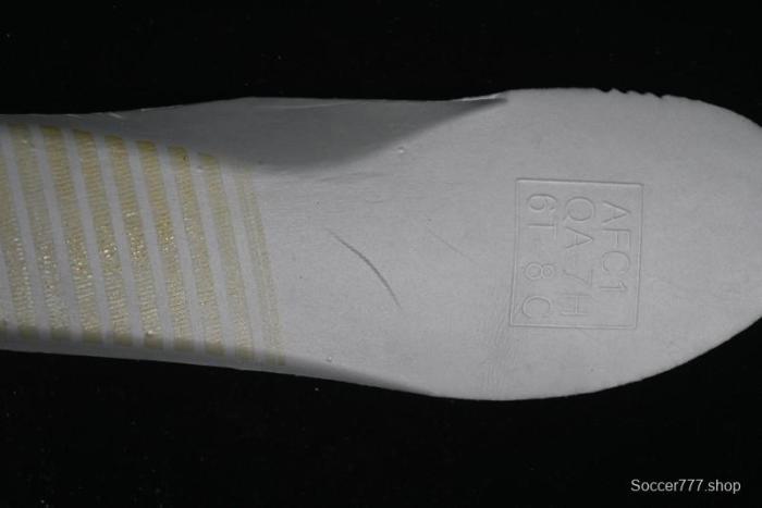 Nike Air Force 1 '07 Mid Hand-Painted White Green with Swoosh Shadow and Strap - CW2289-111