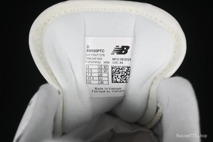 New Balance BB550 Series Leather Unisex Casual Running Shoes - BB550PTC