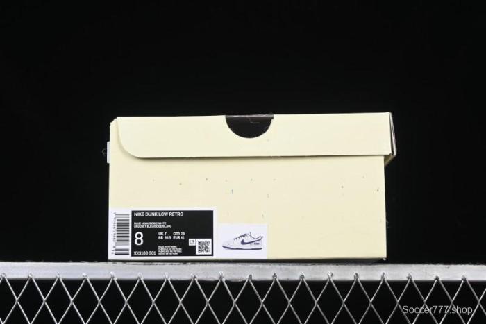 Nike SB Dunk Low Supreme Collaboration - Light Blue Double Swoosh Anniversary Custom Low-Top Casual Skate Shoes - XX3168-301