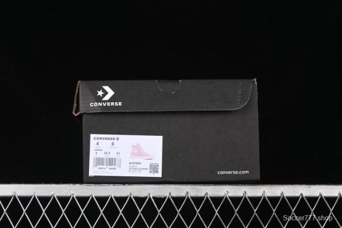 Converse Zoo Happy Pets Series High-Top Casual Sneakers with Plush Lining for Autumn Winter - A12769C