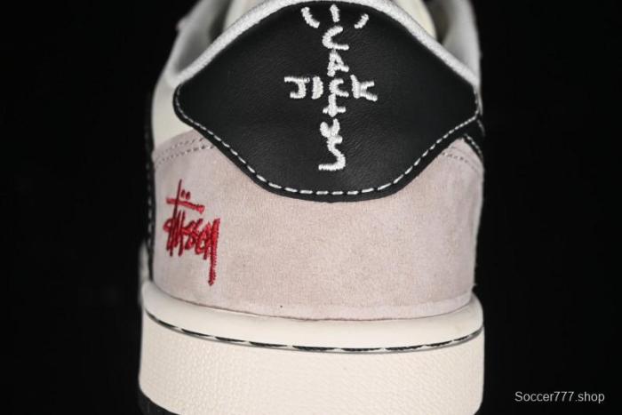 Nike Travis Scott x Fragment Design x Air Jordan 1 Low OG SP AJ1 Retro Sneakers - SJ2068-131