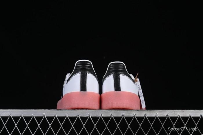 Adidas Samba Classic – White/Black with Pink Translucent Sole