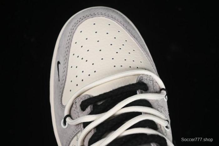 Nike SB Dunk Low Stussy Bandana Black Swoosh Anniversary Custom Low-Top Casual Skate Shoes - SJ2068-306