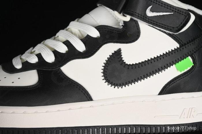 Nike Air Force 1 '07 Mid Casual Sneakers in Black - LL0222-005