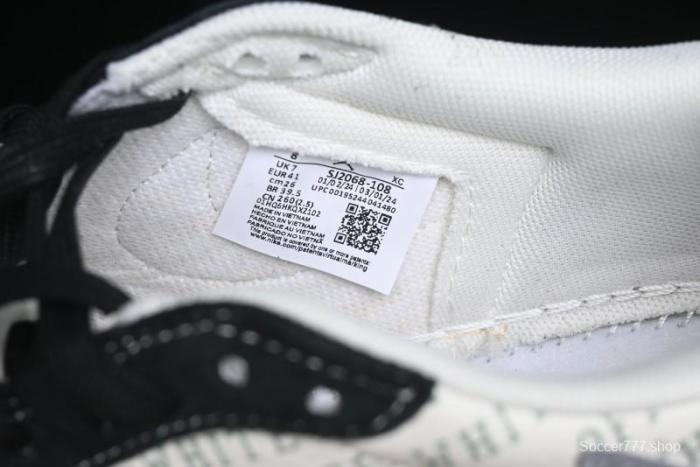 Nike Travis Scott x Fragment Design x Air Jordan 1 Low OG SP Sneakers - SJ2068-108