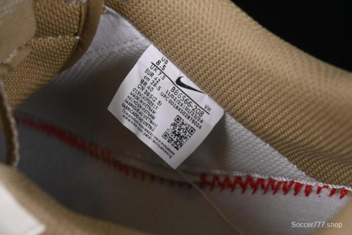 Nike Air Force 1 '07 Low Bape Collaboration Khaki Beige Grey Low-Top Casual Sneakers - BB6566-208