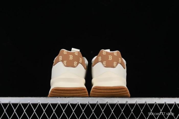 New York Yankees MLB Chunky Runner Denim Monogram Lightweight Casual Sneakers - 3ASHCRM3N43BRS