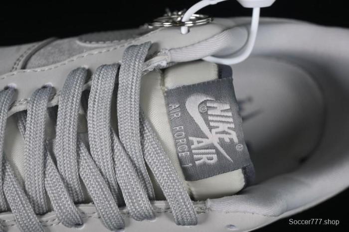 Nike Air Force 1 '07 Low Stussy Collaboration Galaxy Grey Low-Top Casual Sneakers - KK1988-055