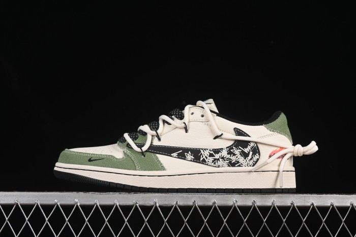Nike Travis Scott x Fragment Design x Air Jordan 1 Low OG SP Sneakers - DM6868-102