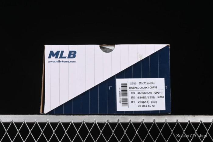 New York Yankees MLB Bigball Chunky Curve Thick Sole Casual Sneakers - 3ARNSPL4N50BGS