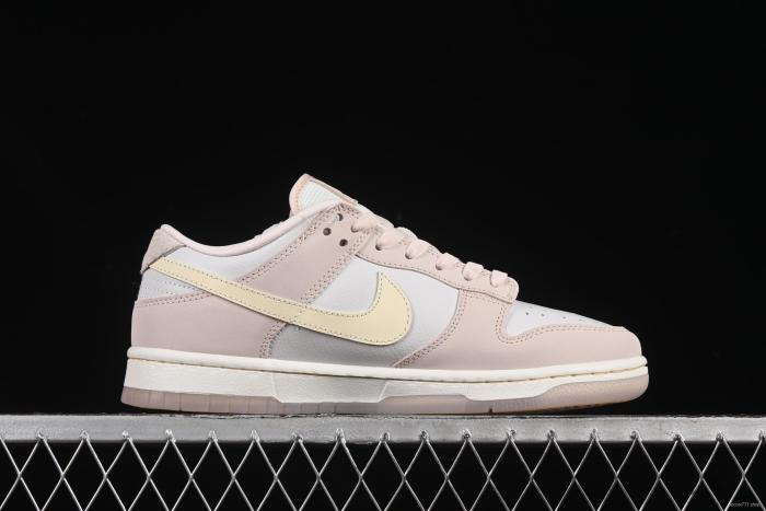 Nike SB Dunk Low White Light Pink SB Low-Top Casual Skate Shoes - FB7901-601