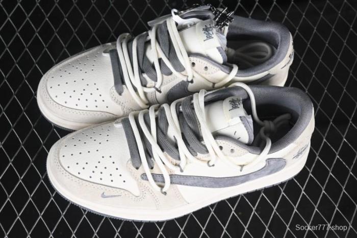 Nike Travis Scott x Fragment Design x Air Jordan 1 Low OG SP AJ1 Stussy Collaboration - DM9288-004