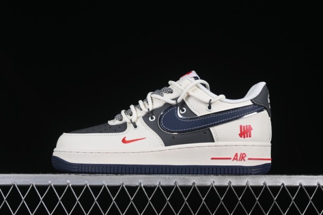 Nike Air Force 1 '07 Low UN Collaboration White Blue Lace-Up Casual Sneakers - SJ1198-103