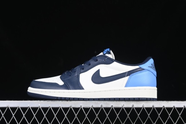 Nike Air Jordan 1 Low OG Obsidian AJ1 Low-top Lifestyle Basketball Shoes - CZ0790-400