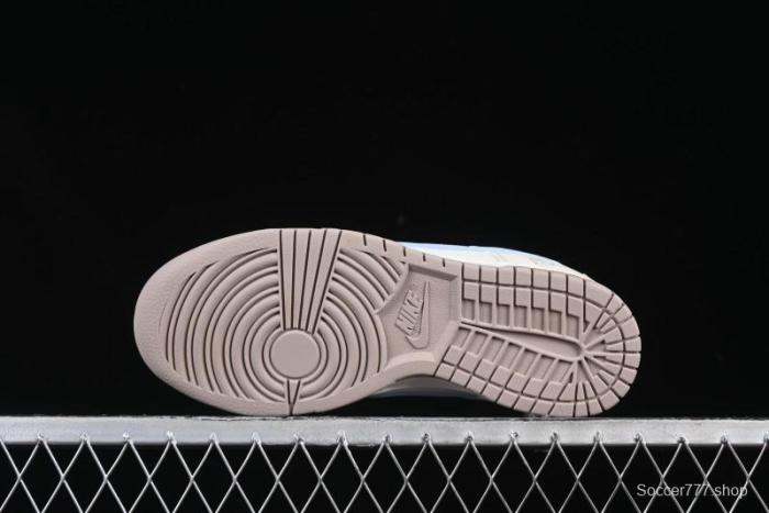 Nike Dunk Low  Pastel Panda  - Cream with Baby Blue & Pink Accents