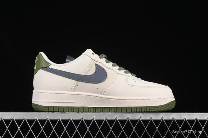 Nike Air Force 1'07 Low Gucci Collaboration Green Grey Pattern Casual Sneakers - XS1958-563
