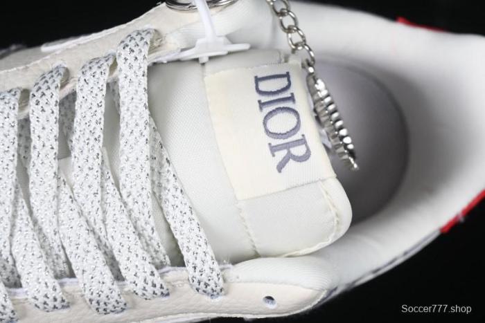 Nike Air Force 1 '07 Low Dior Collaboration - Grey Pattern Low-Top Casual Sneakers - DF0188-021