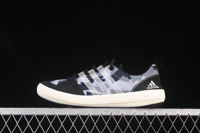 Adidas Climacool Boat Lace Graphic Running Shoes with Breathable Mesh and Cushioned Sole - BA8397