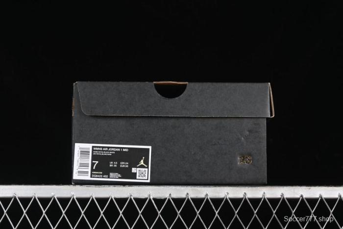 Nike Air Jordan 1 Mid AJ1 Basketball Shoes White Blue - DQ8423-402