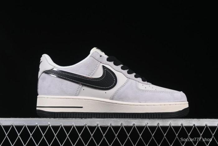 Nike Air Force 1 '07 Low The North Face Collaboration Beige Grey Carbon Black Swoosh Low-Top Casual Sneakers - XZ6188-916