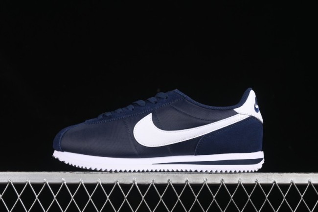 Nike Classic Cortez Leather Retro Running Shoes with Cushioned Sole - HF0263-400