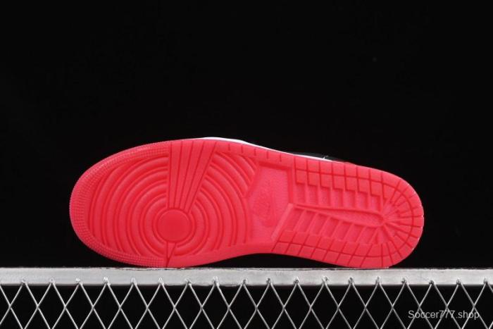 Nike Air Jordan 1 Low  White Black Gym Red  Retro Casual Sneakers - IB8971-106