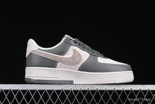 Nike Air Force 1 '07 Low North Face Collaboration Light Grey Two-Tone Low-Top Casual Sneakers - DM6688-046