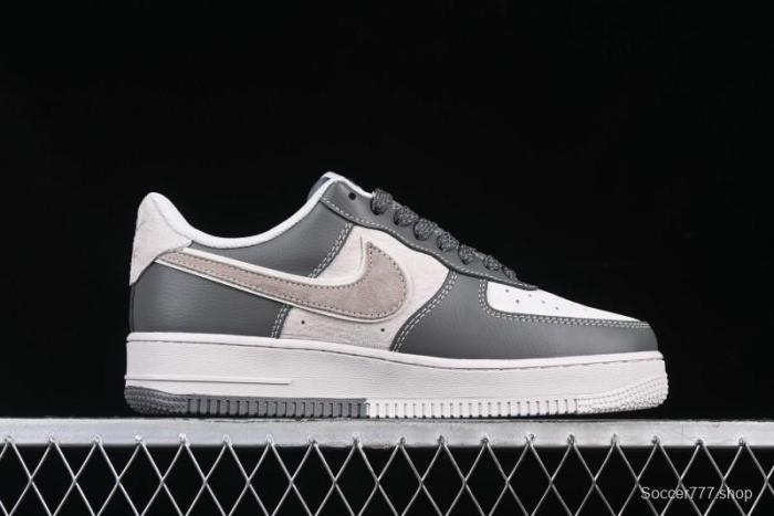 Nike Air Force 1 '07 Low North Face Collaboration Light Grey Two-Tone Low-Top Casual Sneakers - DM6688-046