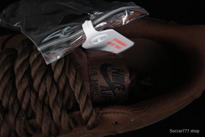 Nike Air Force 1 '07 Low Customized Hemp Rope Casual Sneakers - CW2288-111