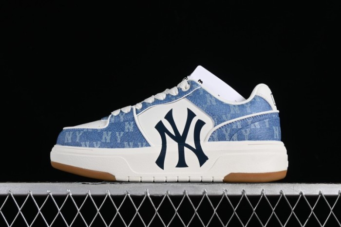 MLB Chunky Liner Basic Height Increasing Platform Sneakers with 6cm Inner Lift - 3ASXCLD4N50BLS