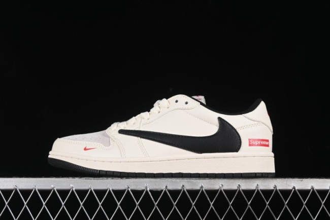 Nike Travis Scott x Fragment Design x Air Jordan 1 Low OG SP AJ1 Supreme Collaboration - LJ5188-023