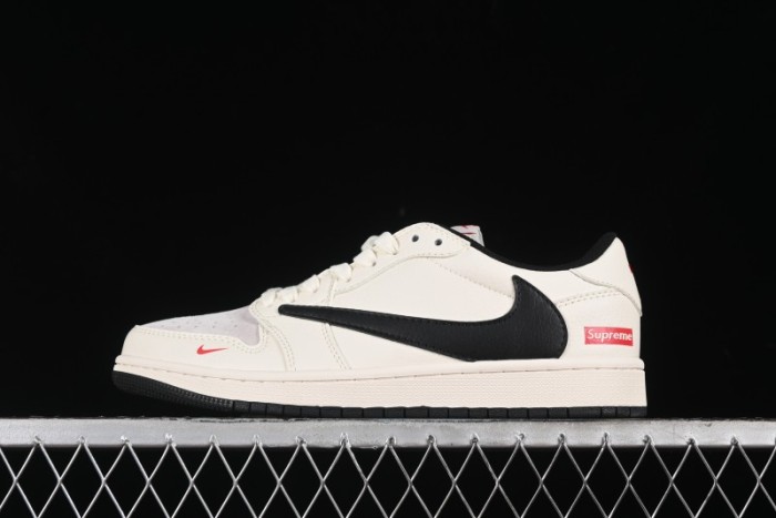 Nike Travis Scott x Fragment Design x Air Jordan 1 Low OG SP AJ1 Supreme Collaboration - LJ5188-023