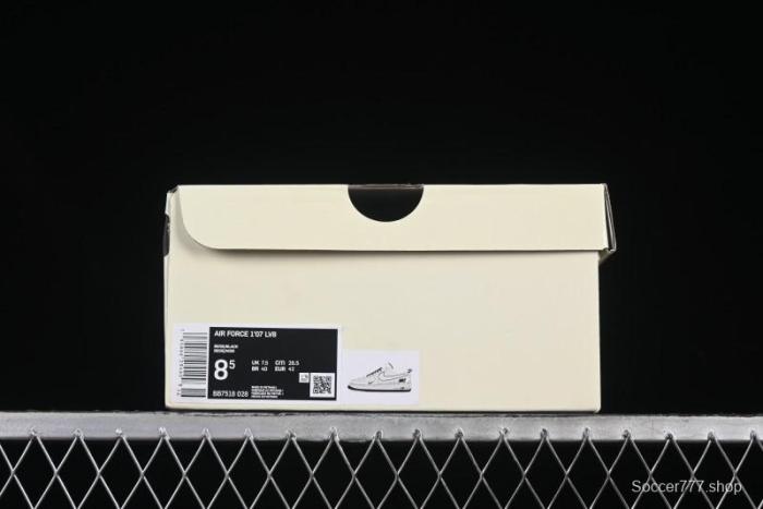 Nike Air Force 1 '07 Low Casual Sneakers with Full-Length Air Cushion - BB7518-028