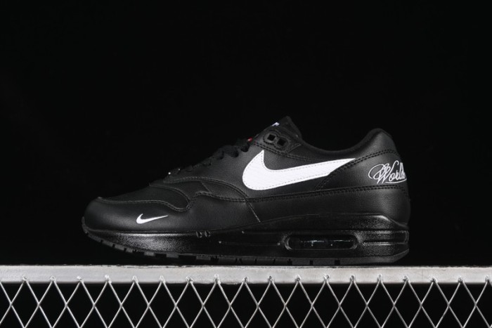 Nike Air Max 1 Retro Running Shoes with Half-Sole Air Cushion - HF8813-001