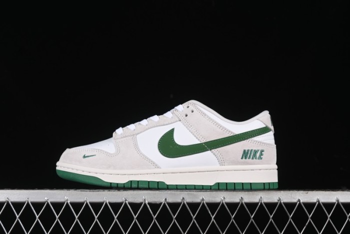 Nike SB Dunk Low Anniversary Customized Casual Sneakers with Green Swoosh - KK1888-013