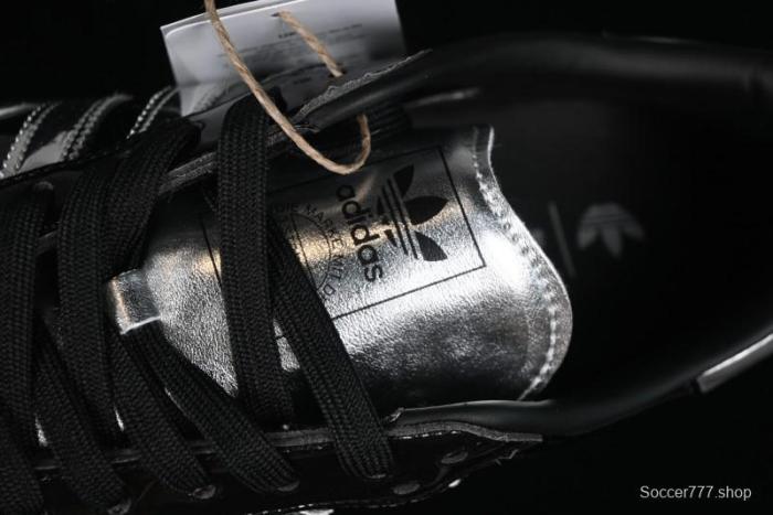 Adidas Samba Atmos IH3364 Patent Leather Black Silver Casual Sneakers