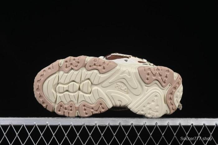 Fila Fusion Retro Mars Running Shoes with Lace-Up Design and Cushioned EVA Midsole - F12W432101FTP