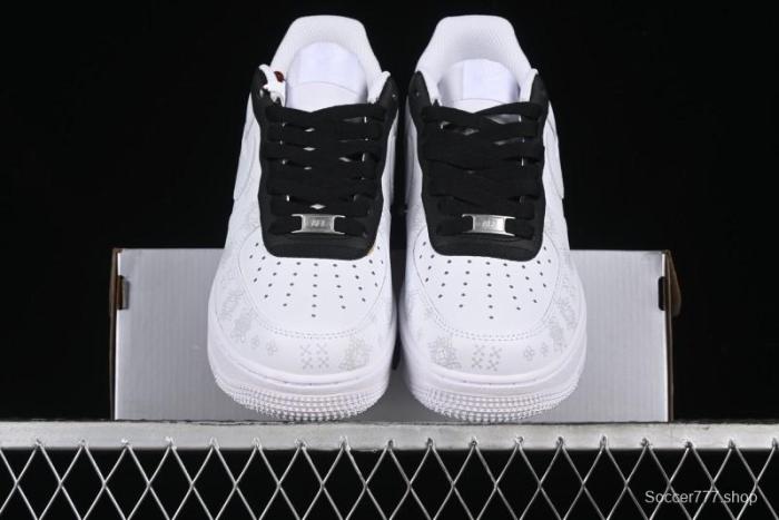 Nike Air Force 1 '07 Low Black Silk Chinese Style Casual Sneakers - ZH0316-036