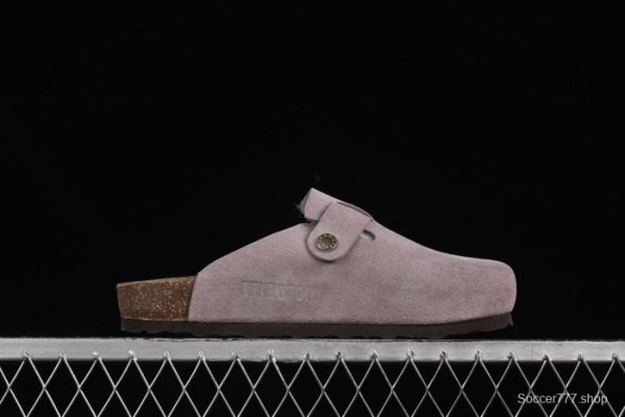 Birkenstock Arizona Soft Footbed Sandals with Suede Leather and Lambswool Lining - G.D4